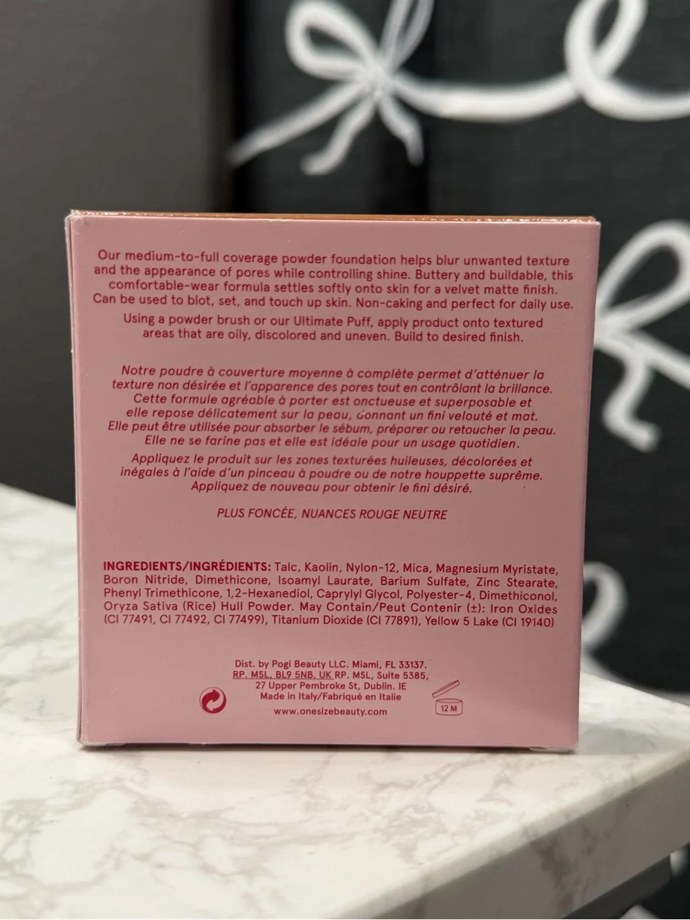 ONE/SIZE Turn Up The Base Powder Compact — Red